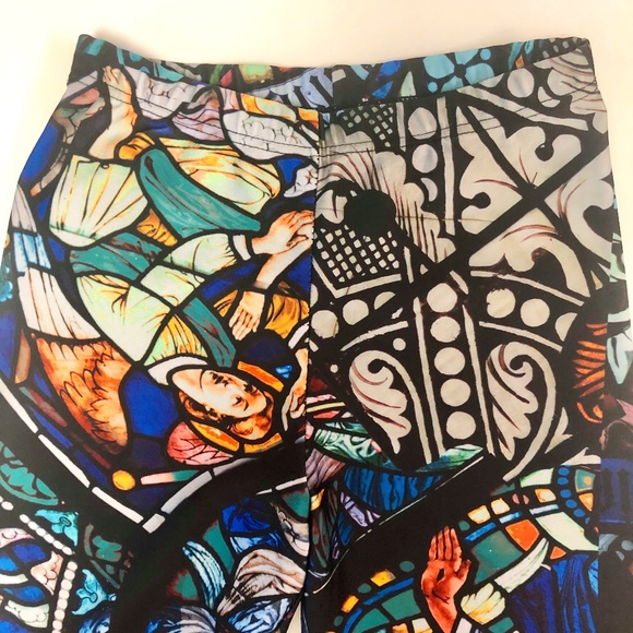 Religious Icons Athletic Wear Legging by “Front Row Society” - Picture 1 of 10
